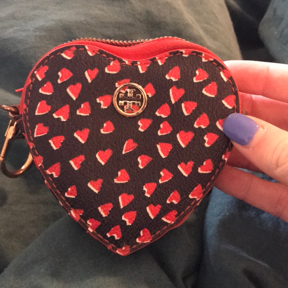 Tory Burch Heart Key Fob